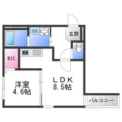 吉田駅 徒歩7分 2階の物件間取画像